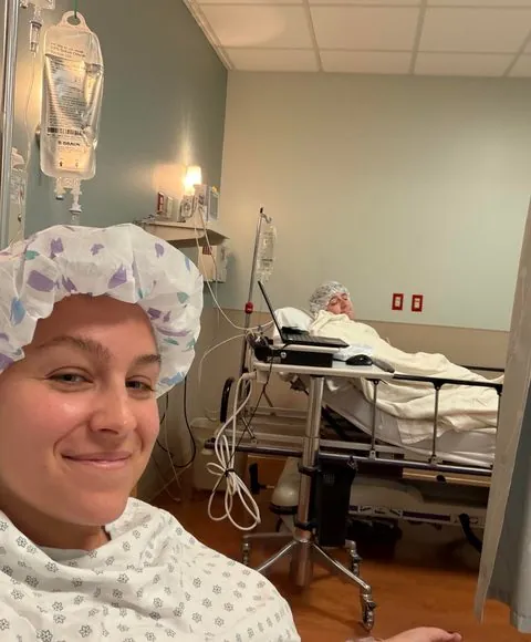 Just after the procedure