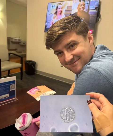 Meeting our embryo for the first time